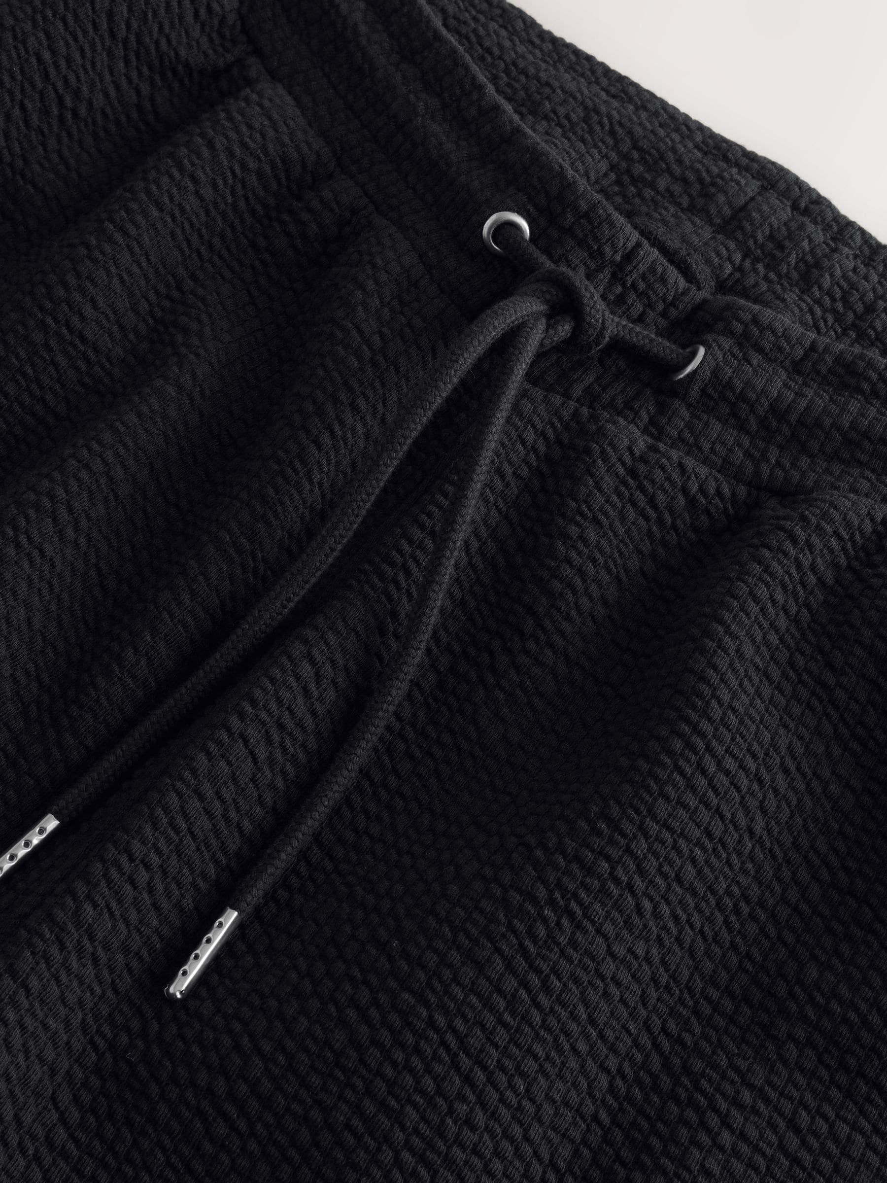 Buy Black Jersey Seersucker Shorts from Next USA