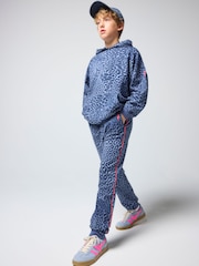 SCAMP & DUDE Blue Kids Leopard Ray Bolt Joggers - Image 1 of 3