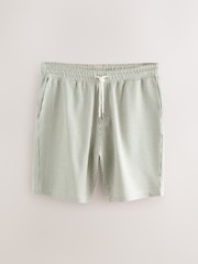 Sage/White Jersey Seersucker Shorts - Image 6 of 9