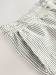 Sage/White Jersey Seersucker Shorts - Image 7 of 9