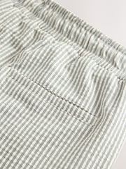 Sage/White Jersey Seersucker Shorts - Image 8 of 9
