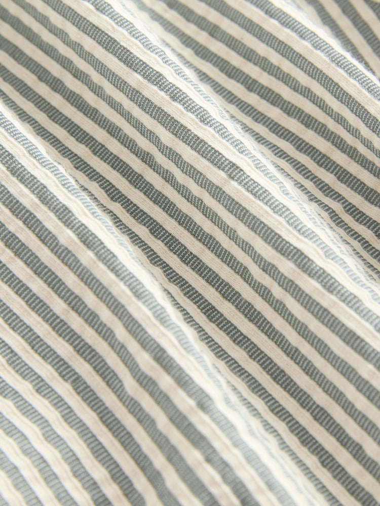 Sage/White Jersey Seersucker Shorts - Image 9 of 9