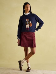 Pulover din tricot Joules Jonty Intarsia Fox - Imaginea 3 din 7