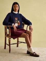 Pulover din tricot Joules Jonty Intarsia Fox - Imaginea 4 din 7