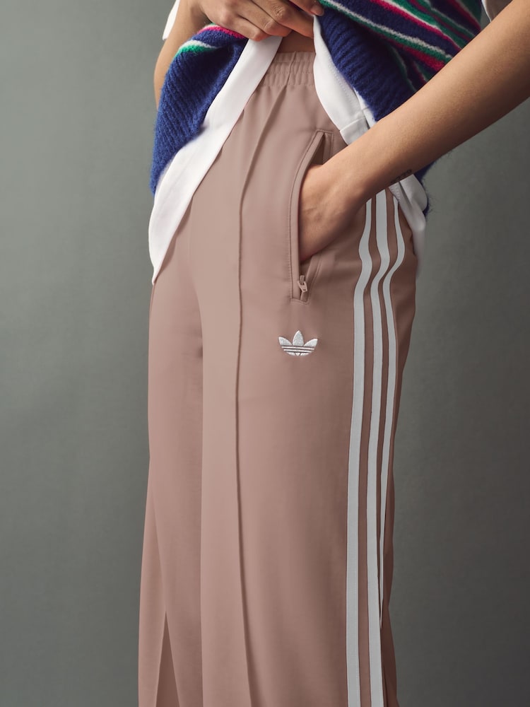 adidas originals Brown Firebird Loose Trackpants - Image 3 of 9
