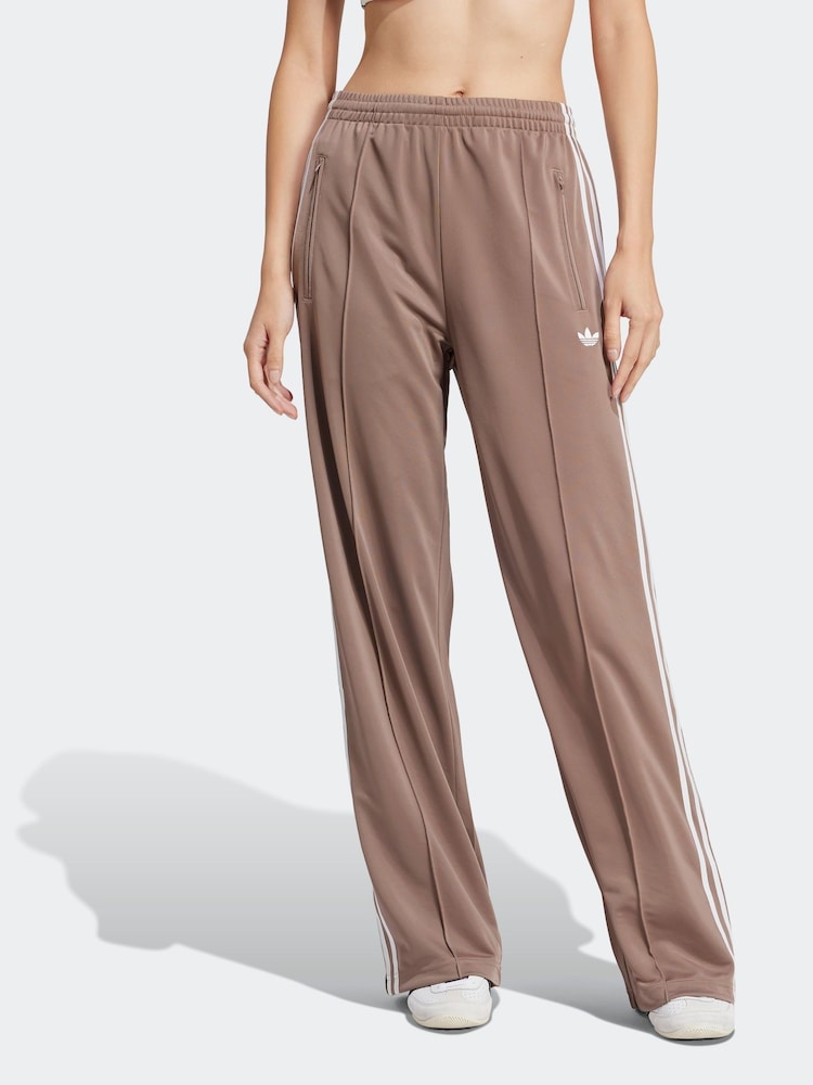 adidas originals Brown Firebird Loose Trackpants - Image 4 of 9
