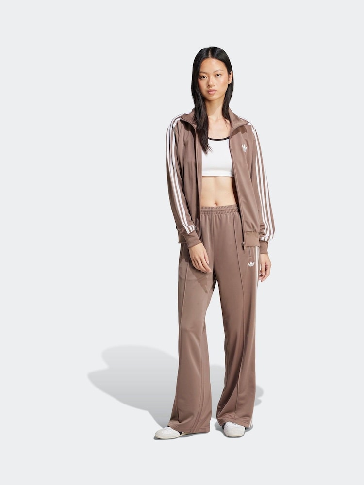 adidas originals Brown Firebird Loose Trackpants - Image 6 of 9