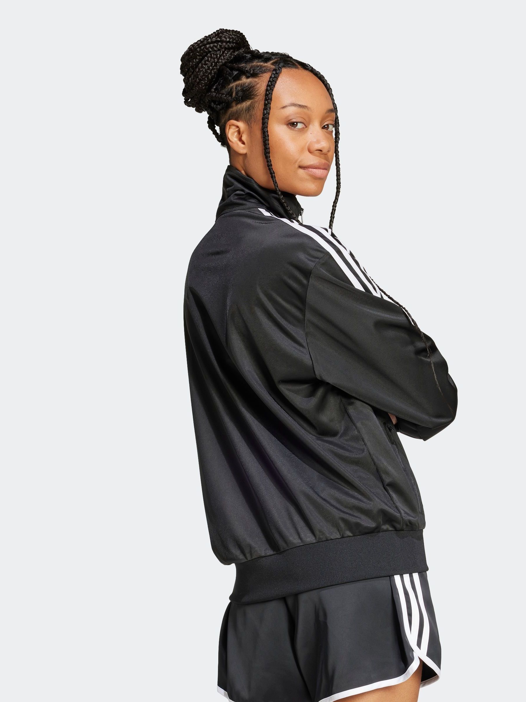 商品画像：Buy adidas Originals Black Firebird Track Top from Next USA 2