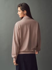 بني - رداء علوي رياضي فضفاض Firebird من adidas originals - صورة 2 من 9