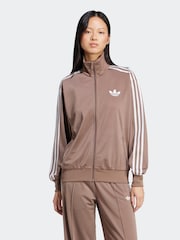 بني - رداء علوي رياضي فضفاض Firebird من adidas originals - صورة 4 من 9
