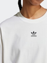 adidas Originals Black Chrome Boyfirend 100% Cotton Essential T-Shirt - Image 2 of 6