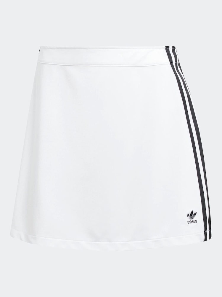 Blanco - adidas originals 3 Stripe Mini Skirt - Imagen 7 de 7
