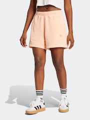 adidas Originals Pink 100% Cotton Essentials Shorts - Image 1 of 6