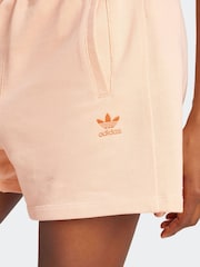 adidas Originals Pink 100% Cotton Essentials Shorts - Image 3 of 6
