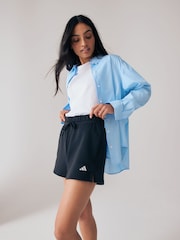 Negro/Blanco - adidas Small Logo Shorts - Imagen 1 de 7