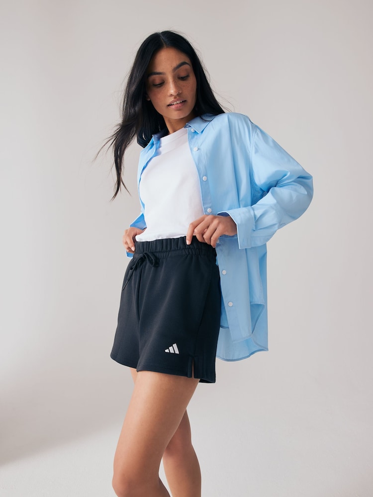 Negro/Blanco - adidas Small Logo Shorts - Imagen 1 de 7
