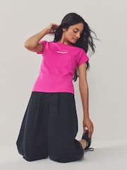 adidas Pink Light Essentials Single Jersey T-Shirt - Image 3 of 6