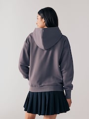 adidas Grey ALL SZN Boyfriend Hoodie - Image 2 of 5