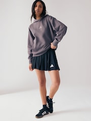 adidas Grey ALL SZN Boyfriend Hoodie - Image 3 of 5