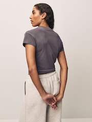 adidas Grey Future Icons 100% Cotton T-Shirt - Image 3 of 7