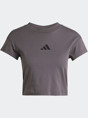 adidas Grey Future Icons 100% Cotton T-Shirt - Image 7 of 7