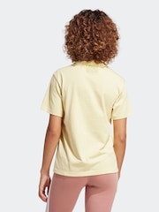 adidas Yellow Camo Woven T-Shirt - Image 2 of 6