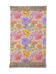 Voyage Maison Sage Elai Floral Ruche Fringed Cushion - Image 5 of 6