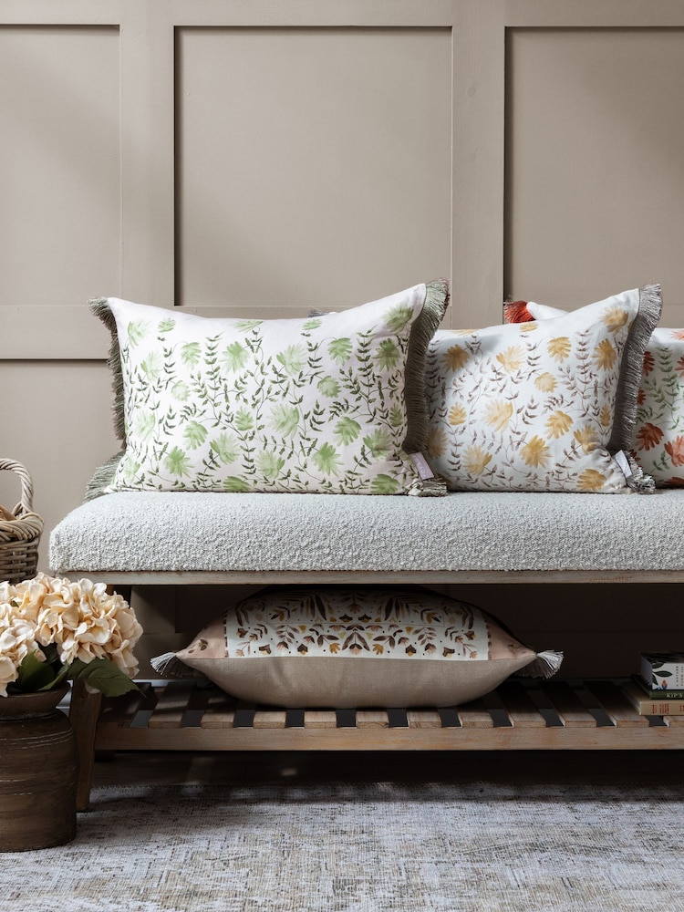 Voyage Maison Sage Elai Floral Ruche 40X60cm Cushion - Image 5 of 5