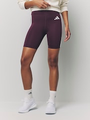 adidas Dark Red Optime Esssential 3 Stripe - Image 1 of 6