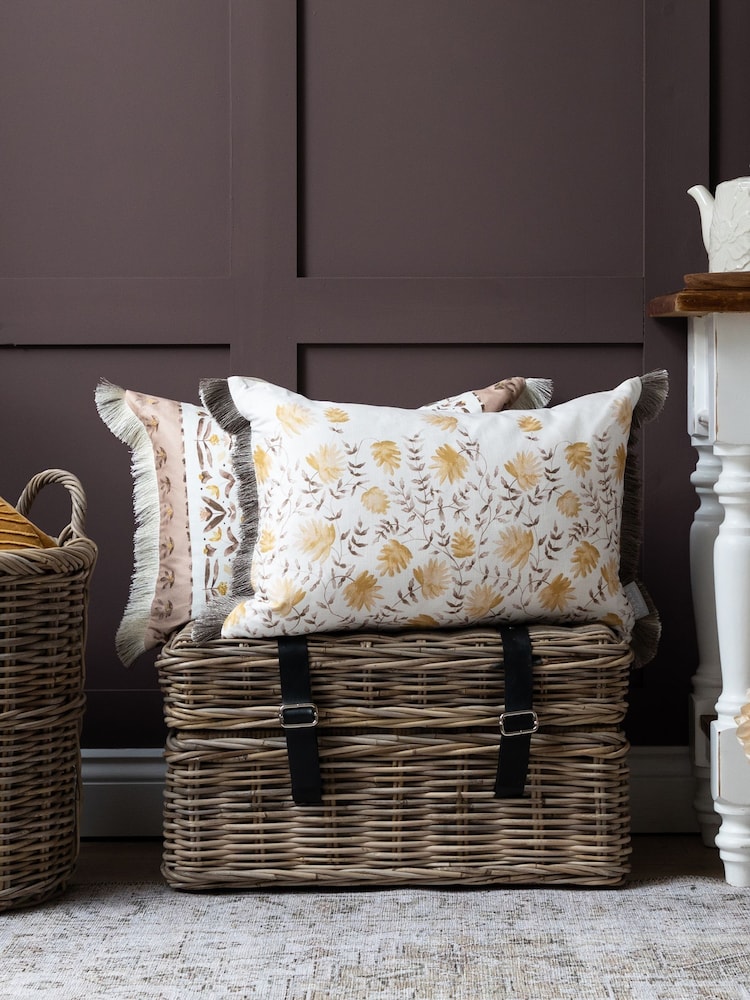 Voyage Maison Stone Elai Floral Ruche 40X60cm Cushion - Image 5 of 5