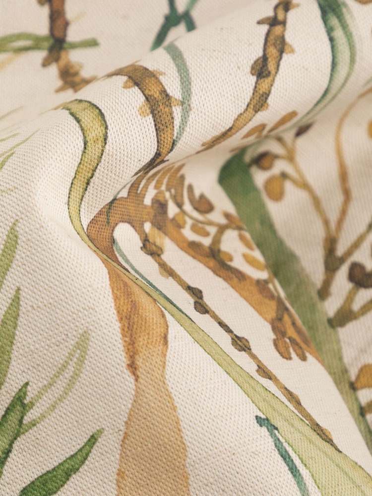 Voyage Maison Stone Elai Floral Ruche Fringed Cushion - Image 6 of 6