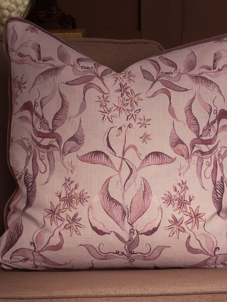 Voyage Maison Posie Hettie Printed Piped Cushion - Image 4 of 4