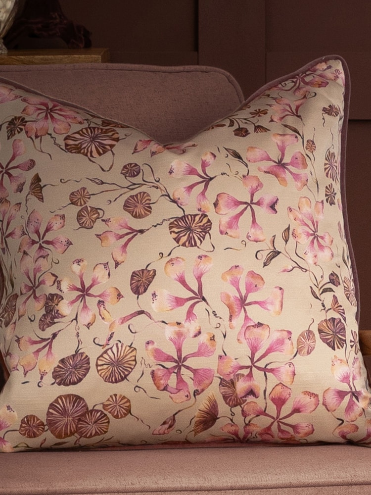 Voyage Maison Posy Philipa Printed Piped Cushion - Image 2 of 4