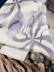 Voyage Maison Linen Ellaphie Wildflower Pom-Pom Cushion - Image 2 of 6