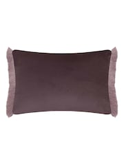 Voyage Maison Viola Hettie Printed Ruched Fringe Cushion - Image 4 of 4