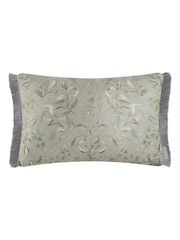 Voyage Maison Eden Hettie Printed Ruched Fringe Cushion - Image 2 of 4