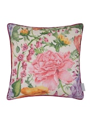 Voyage Maison Fuschia Idalia Floral Piped Cushion - Image 4 of 6