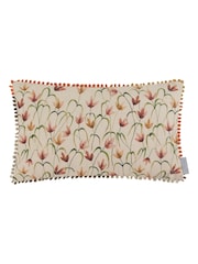 Voyage Maison Linen Fresia Floral Pom Pom Cushion - Image 3 of 5