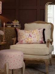 Voyage Maison Primrose Floella Printed Ruched Fringe Cushion - Image 2 of 4
