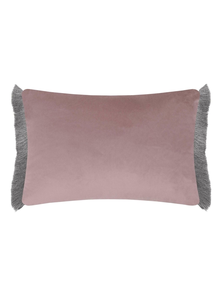 Voyage Maison Primrose Floella Printed Ruched Fringe Cushion - Image 4 of 4