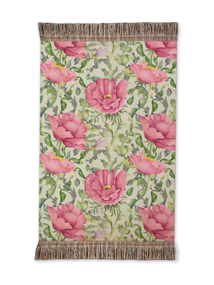 Voyage Maison Linen Elowen Meadow Printed Piped Cushion - Image 5 of 5