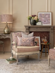 Voyage Maison Daphne Floral Ruched Fringe Cushion - Image 1 of 4