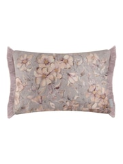 Voyage Maison Daphne Floral Ruched Fringe Cushion - Image 3 of 4