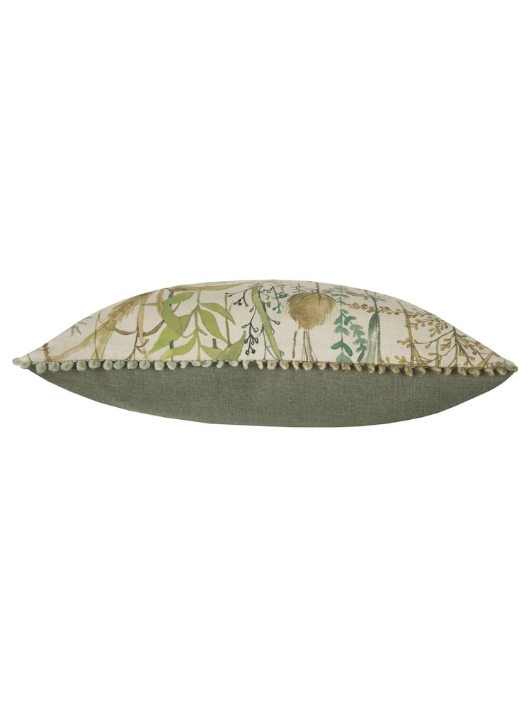 Voyage Maison Linen Lydiard Printed Pom-Pom Cushion - Image 6 of 6