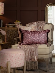 Voyage Maison Hettie Printed Ruched Fringe Cushion - Image 2 of 6