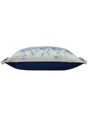 Voyage Maison Daphne Floral Ruched Fringe Cushion - Image 5 of 5