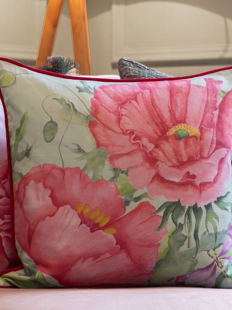 Voyage Maison Sage Valeria Foral Printed Cushion - Image 2 of 6