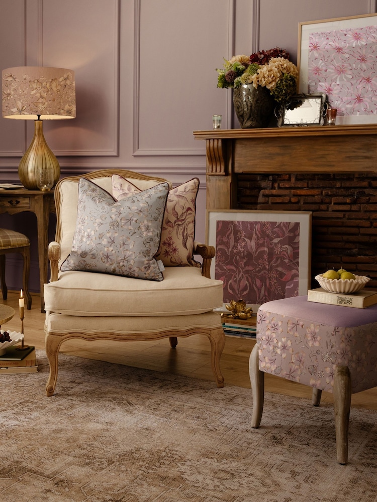 Voyage Maison Viola Philipa Printed Piped Cushion - Image 2 of 5