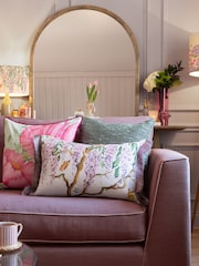 Voyage Maison Cream Mariposa Printed Ruched Cushion - Image 2 of 6