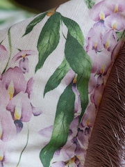 Voyage Maison Cream Mariposa Printed Ruched Cushion - Image 3 of 6